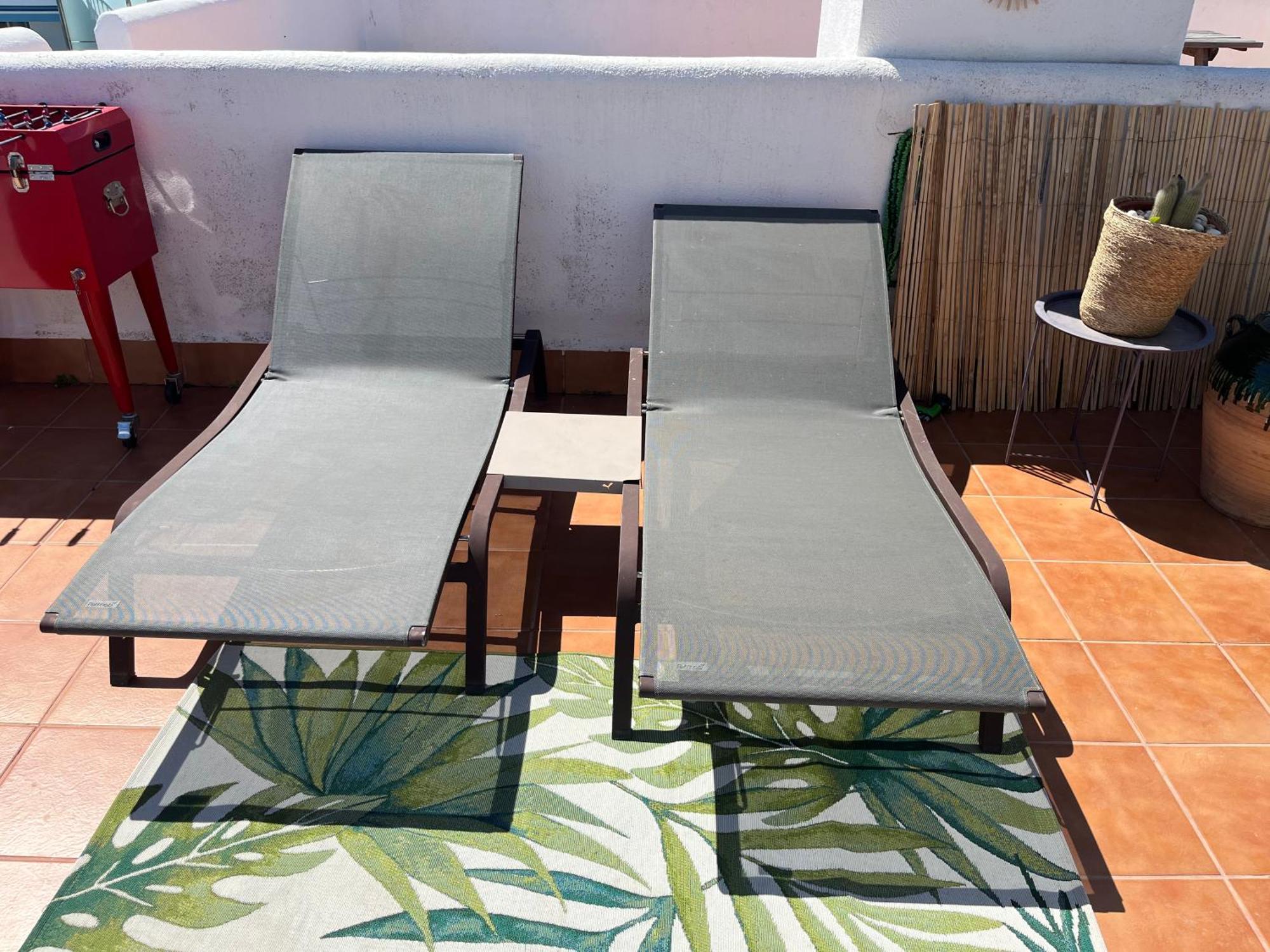 Avec Terrasse Sur Le Toit Vue Roses
